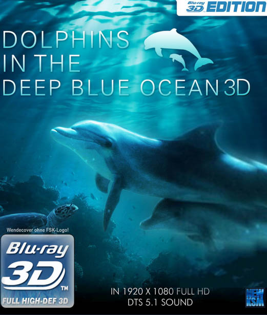 F059 - Dolphins In The Deep Blue Ocean 3D 50G
